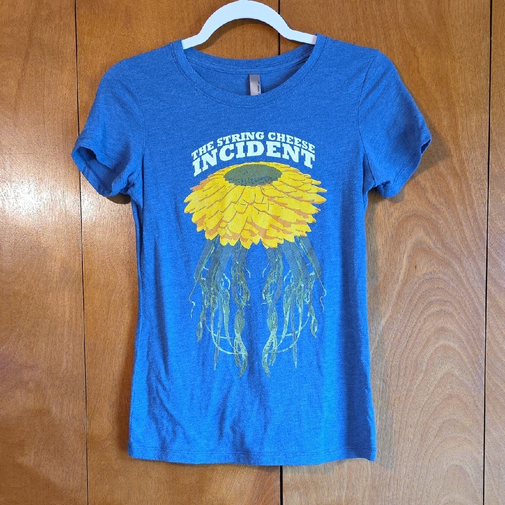Next Level Apparel Blue Graphic Tee
